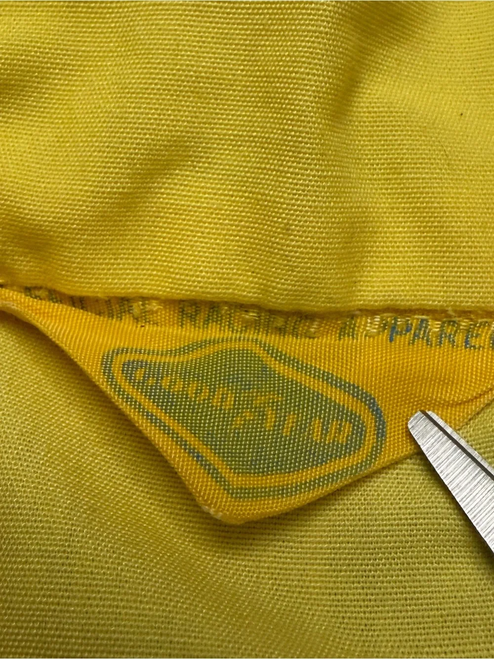 Vintage Goodyear Yellow Racing Zip-Front Jacket - Picture 3 of 6